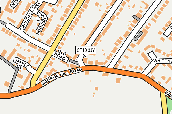 CT10 3JY map - OS OpenMap – Local (Ordnance Survey)