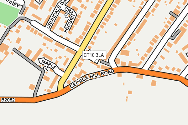 CT10 3LA map - OS OpenMap – Local (Ordnance Survey)