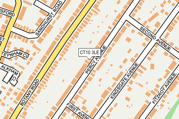 Map of TURNKEY BUILDERS LIMITED at local scale