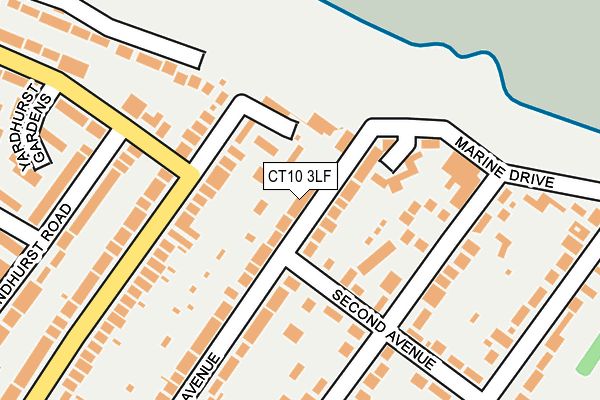 CT10 3LF map - OS OpenMap – Local (Ordnance Survey)