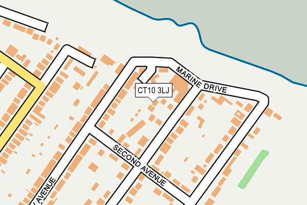 CT10 3LJ map - OS OpenMap – Local (Ordnance Survey)
