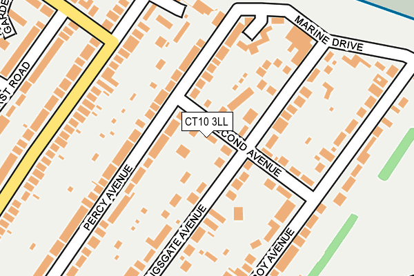 CT10 3LL map - OS OpenMap – Local (Ordnance Survey)
