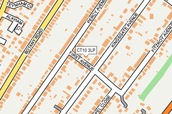 CT10 3LP map - OS OpenMap – Local (Ordnance Survey)