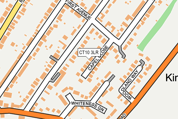 CT10 3LR map - OS OpenMap – Local (Ordnance Survey)