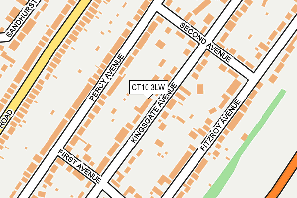CT10 3LW map - OS OpenMap – Local (Ordnance Survey)