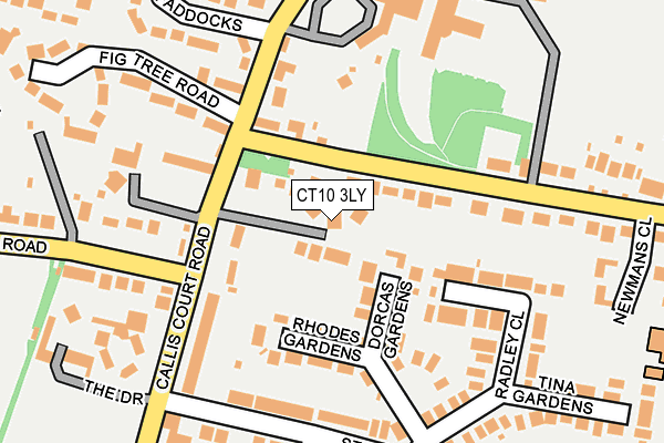 CT10 3LY map - OS OpenMap – Local (Ordnance Survey)