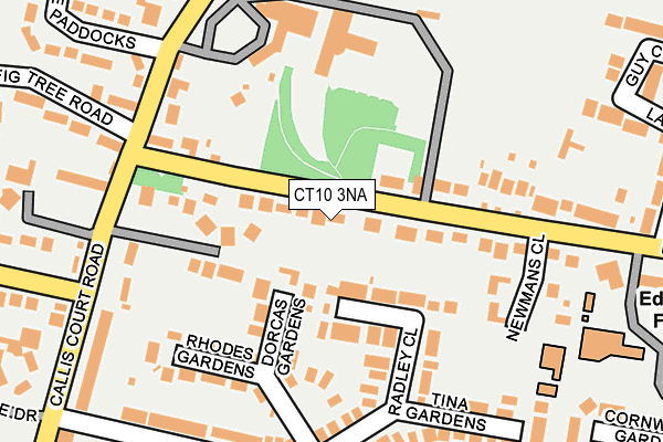 CT10 3NA map - OS OpenMap – Local (Ordnance Survey)