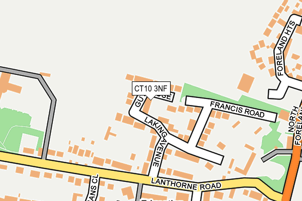 CT10 3NF map - OS OpenMap – Local (Ordnance Survey)