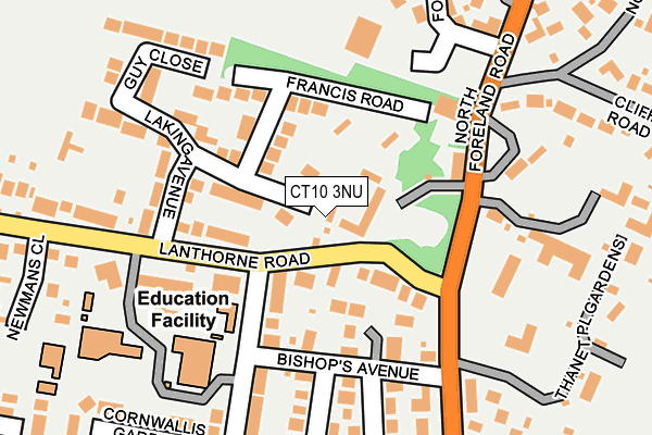CT10 3NU map - OS OpenMap – Local (Ordnance Survey)