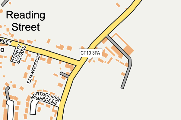 CT10 3PA map - OS OpenMap – Local (Ordnance Survey)