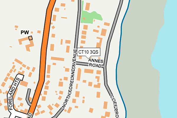 CT10 3QS map - OS OpenMap – Local (Ordnance Survey)