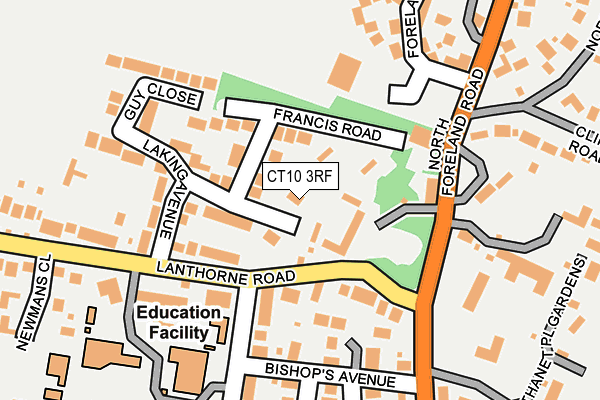 CT10 3RF map - OS OpenMap – Local (Ordnance Survey)