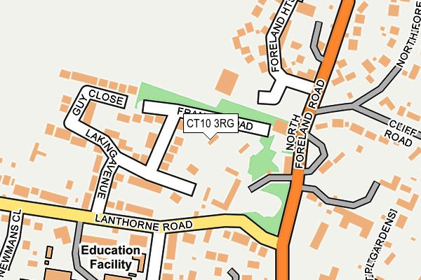 CT10 3RG map - OS OpenMap – Local (Ordnance Survey)