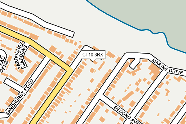 CT10 3RX map - OS OpenMap – Local (Ordnance Survey)