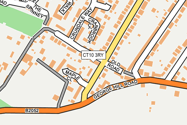 CT10 3RY map - OS OpenMap – Local (Ordnance Survey)
