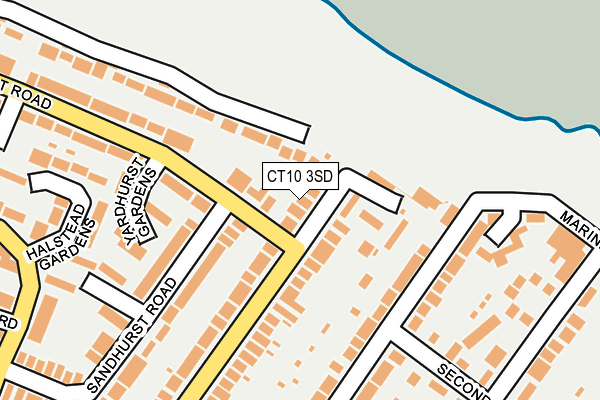 CT10 3SD map - OS OpenMap – Local (Ordnance Survey)