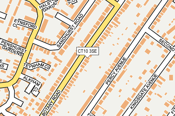 CT10 3SE map - OS OpenMap – Local (Ordnance Survey)