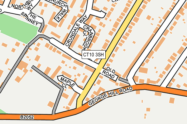 CT10 3SH map - OS OpenMap – Local (Ordnance Survey)