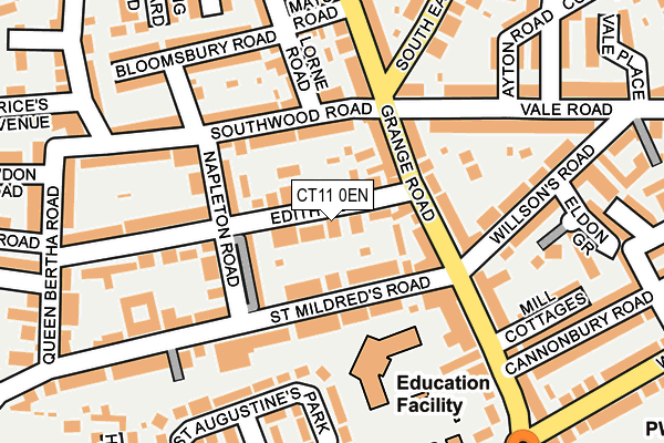 CT11 0EN map - OS OpenMap – Local (Ordnance Survey)