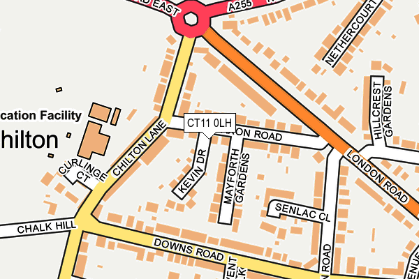 CT11 0LH map - OS OpenMap – Local (Ordnance Survey)