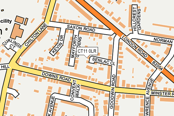 CT11 0LR map - OS OpenMap – Local (Ordnance Survey)