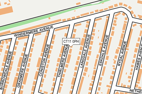 CT11 0PH map - OS OpenMap – Local (Ordnance Survey)