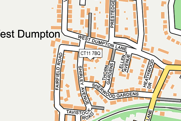 CT11 7BQ map - OS OpenMap – Local (Ordnance Survey)