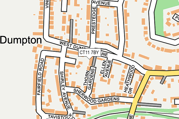 CT11 7BY map - OS OpenMap – Local (Ordnance Survey)