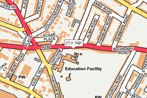 CT11 7NP map - OS OpenMap – Local (Ordnance Survey)