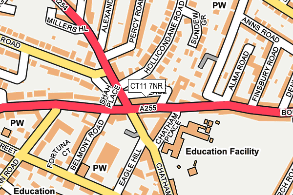CT11 7NR map - OS OpenMap – Local (Ordnance Survey)