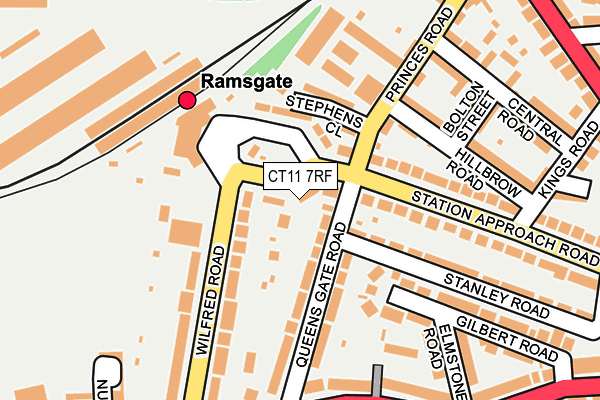 CT11 7RF map - OS OpenMap – Local (Ordnance Survey)