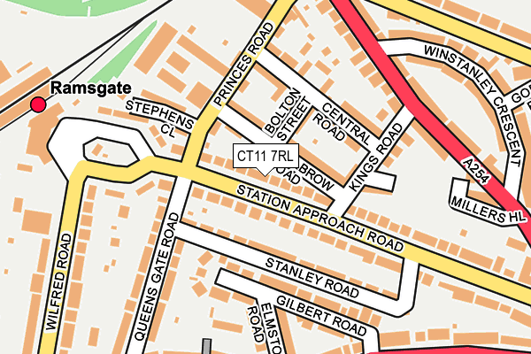 CT11 7RL map - OS OpenMap – Local (Ordnance Survey)