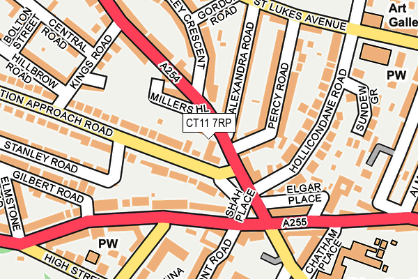 CT11 7RP map - OS OpenMap – Local (Ordnance Survey)