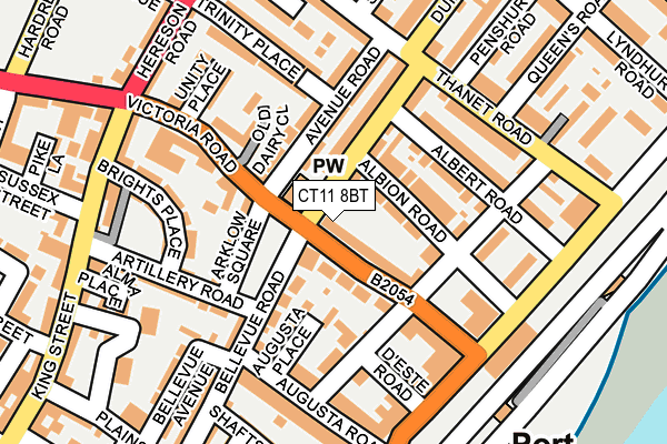 CT11 8BT map - OS OpenMap – Local (Ordnance Survey)