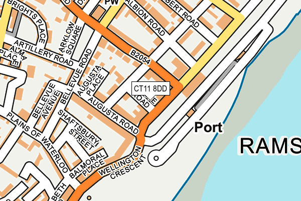 CT11 8DD map - OS OpenMap – Local (Ordnance Survey)