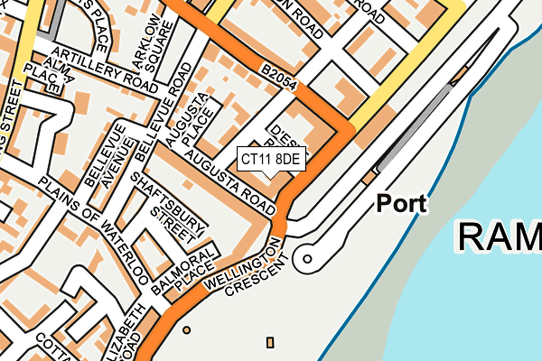 CT11 8DE map - OS OpenMap – Local (Ordnance Survey)
