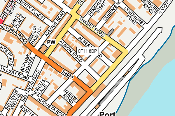 CT11 8DP map - OS OpenMap – Local (Ordnance Survey)