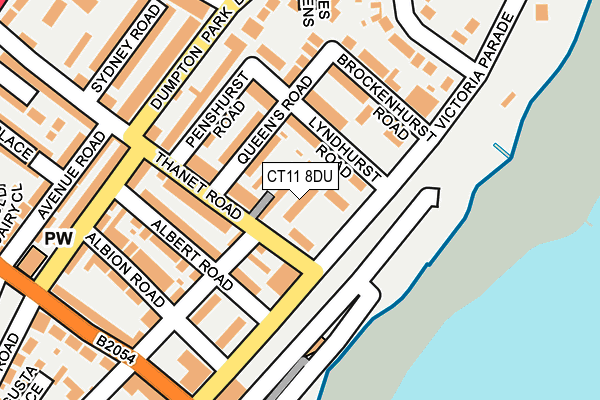 CT11 8DU map - OS OpenMap – Local (Ordnance Survey)