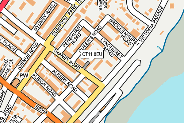 CT11 8EU map - OS OpenMap – Local (Ordnance Survey)