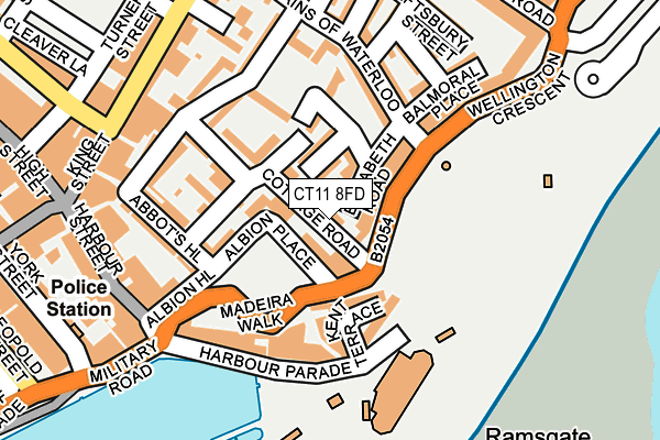 CT11 8FD map - OS OpenMap – Local (Ordnance Survey)