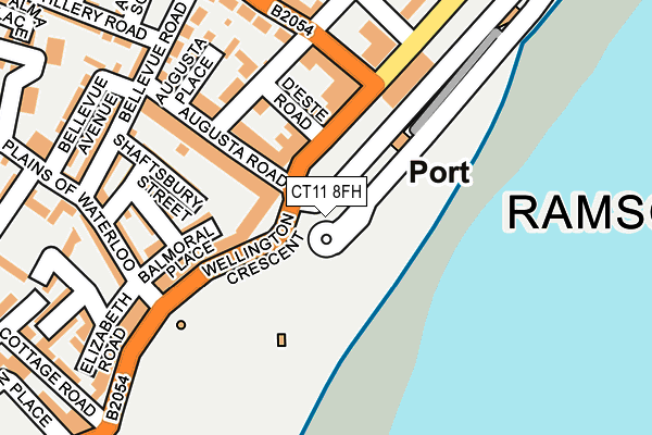 CT11 8FH map - OS OpenMap – Local (Ordnance Survey)