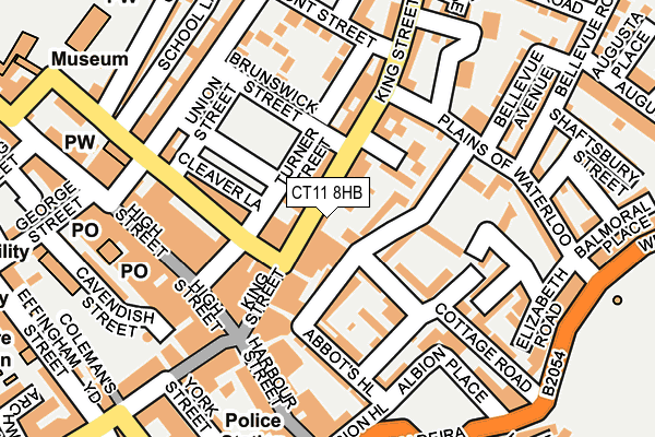 CT11 8HB map - OS OpenMap – Local (Ordnance Survey)