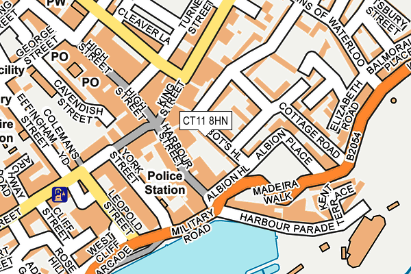 CT11 8HN map - OS OpenMap – Local (Ordnance Survey)