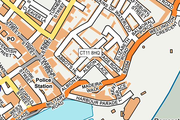CT11 8HQ map - OS OpenMap – Local (Ordnance Survey)