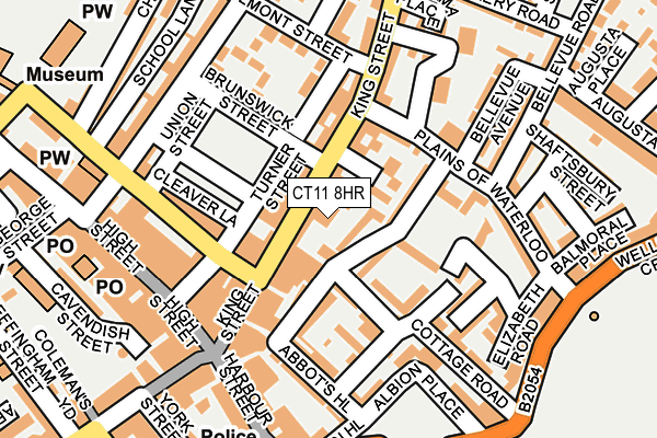 CT11 8HR map - OS OpenMap – Local (Ordnance Survey)