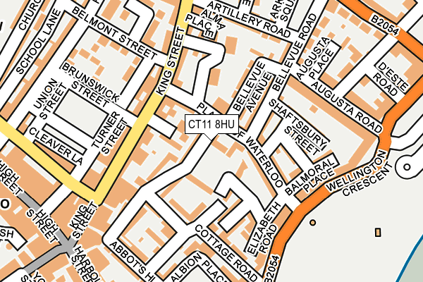 CT11 8HU map - OS OpenMap – Local (Ordnance Survey)