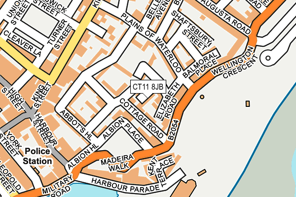 CT11 8JB map - OS OpenMap – Local (Ordnance Survey)