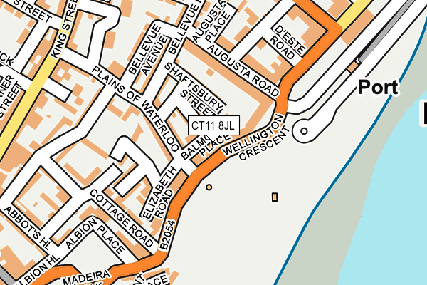 CT11 8JL map - OS OpenMap – Local (Ordnance Survey)