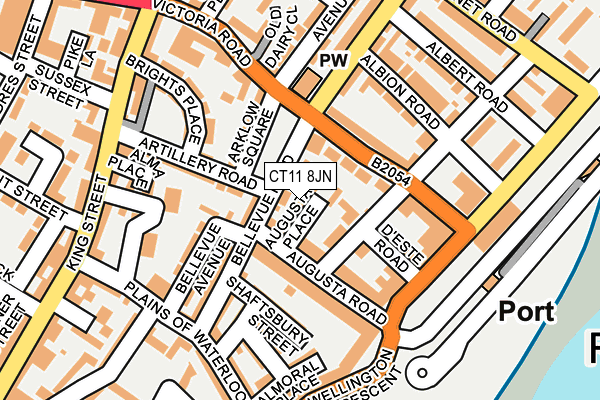 CT11 8JN map - OS OpenMap – Local (Ordnance Survey)