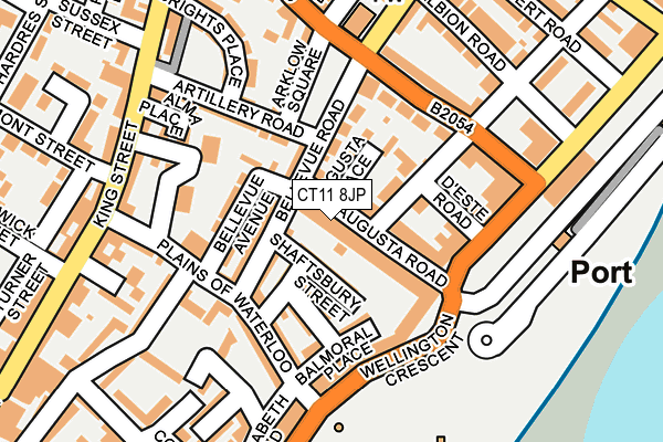 CT11 8JP map - OS OpenMap – Local (Ordnance Survey)